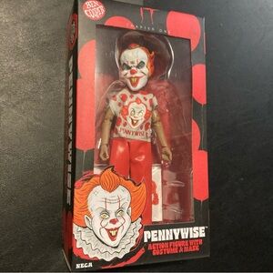 Neca Pennywise Horror Action Figure - Red & White Clown Costume